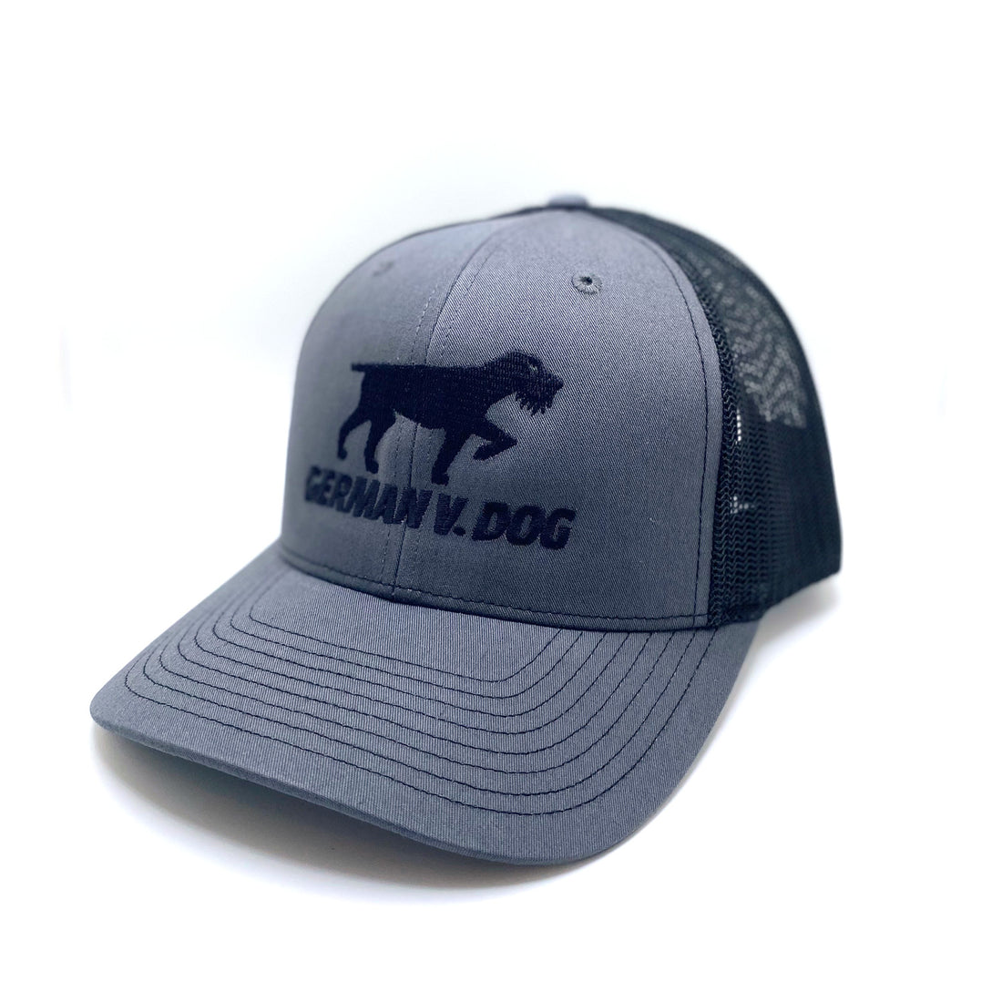 German V. Dog Charcoal and Black Hat