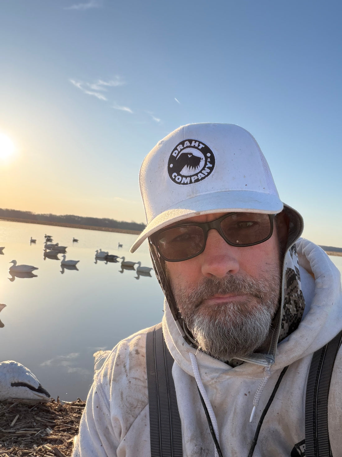 DRAHT CO Snow Goose Hat worn in the field during snow goose conservation order hunt