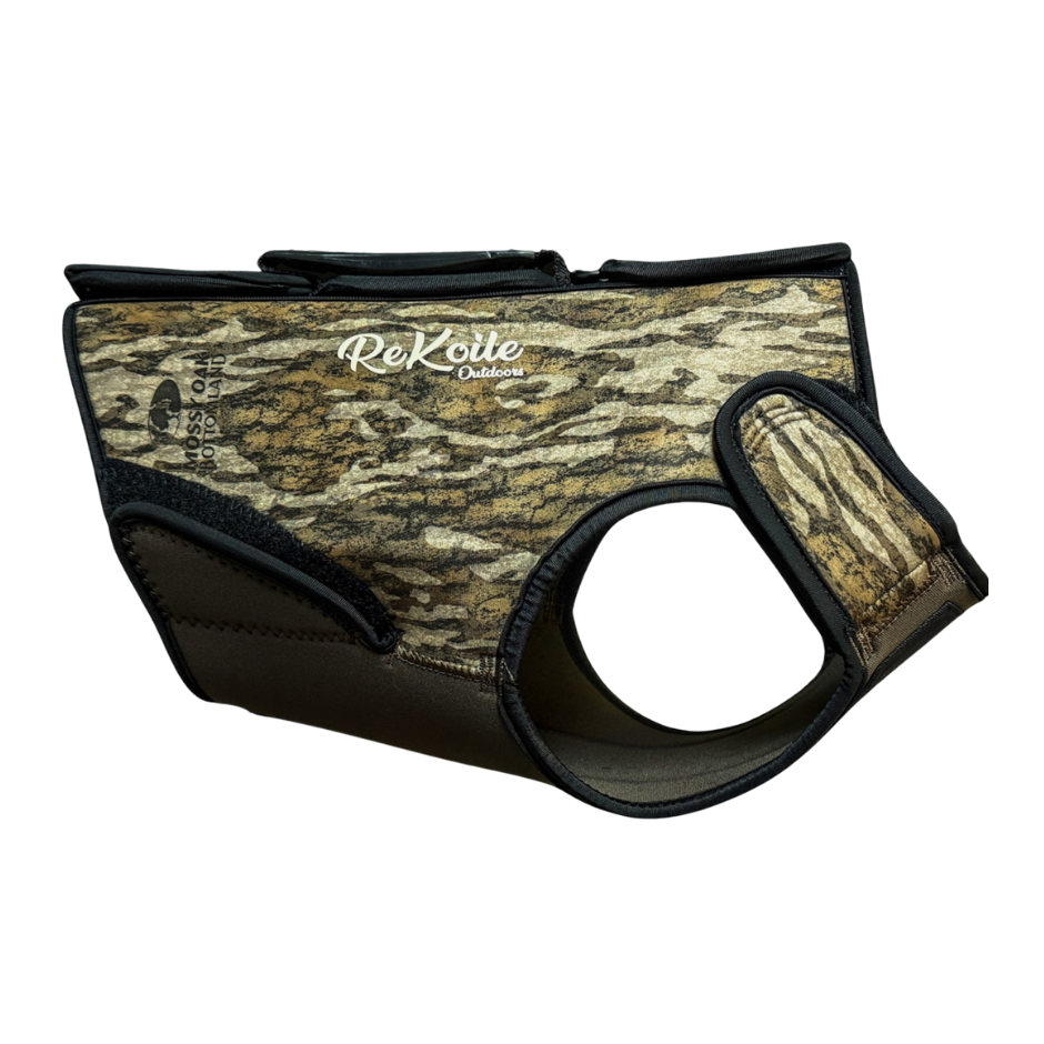 ReKoile 2.0 Sure Fit Waterfowl Dog Vest – Mossy Oak Bottomland, side view