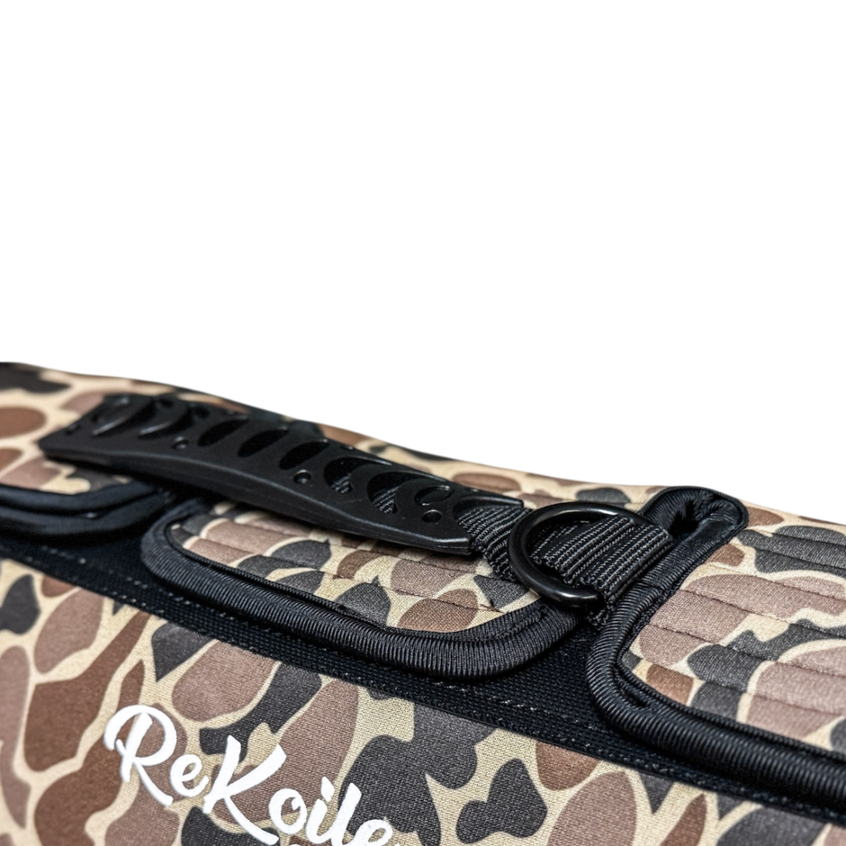 ReKoile 2.0 Sure Fit Dog Vest old school camo top view